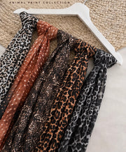 Dusty Mauve Leopard Hijab