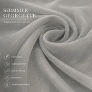 Shimmer Georgette Hijab