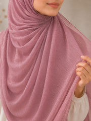 Dusty Pink Shimmer Georgette Hijab