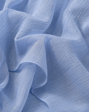Soft Blue Shimmer Georgette Hijab