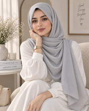 Silver — Modal Cotton Hijab