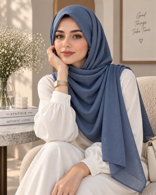 Denim — Modal Cotton Hijab
