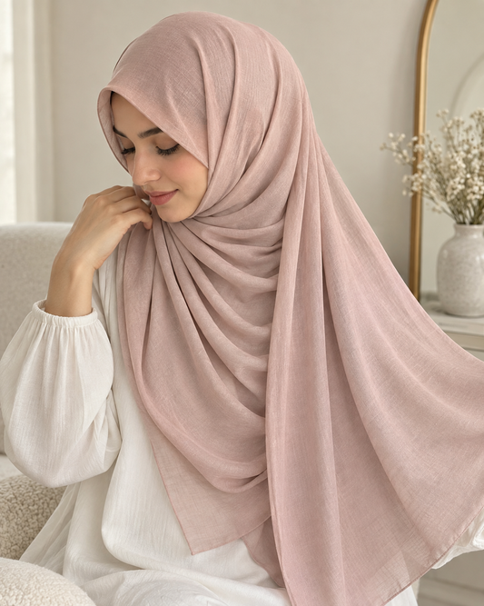 Nude Pink — Modal Cotton Hijab